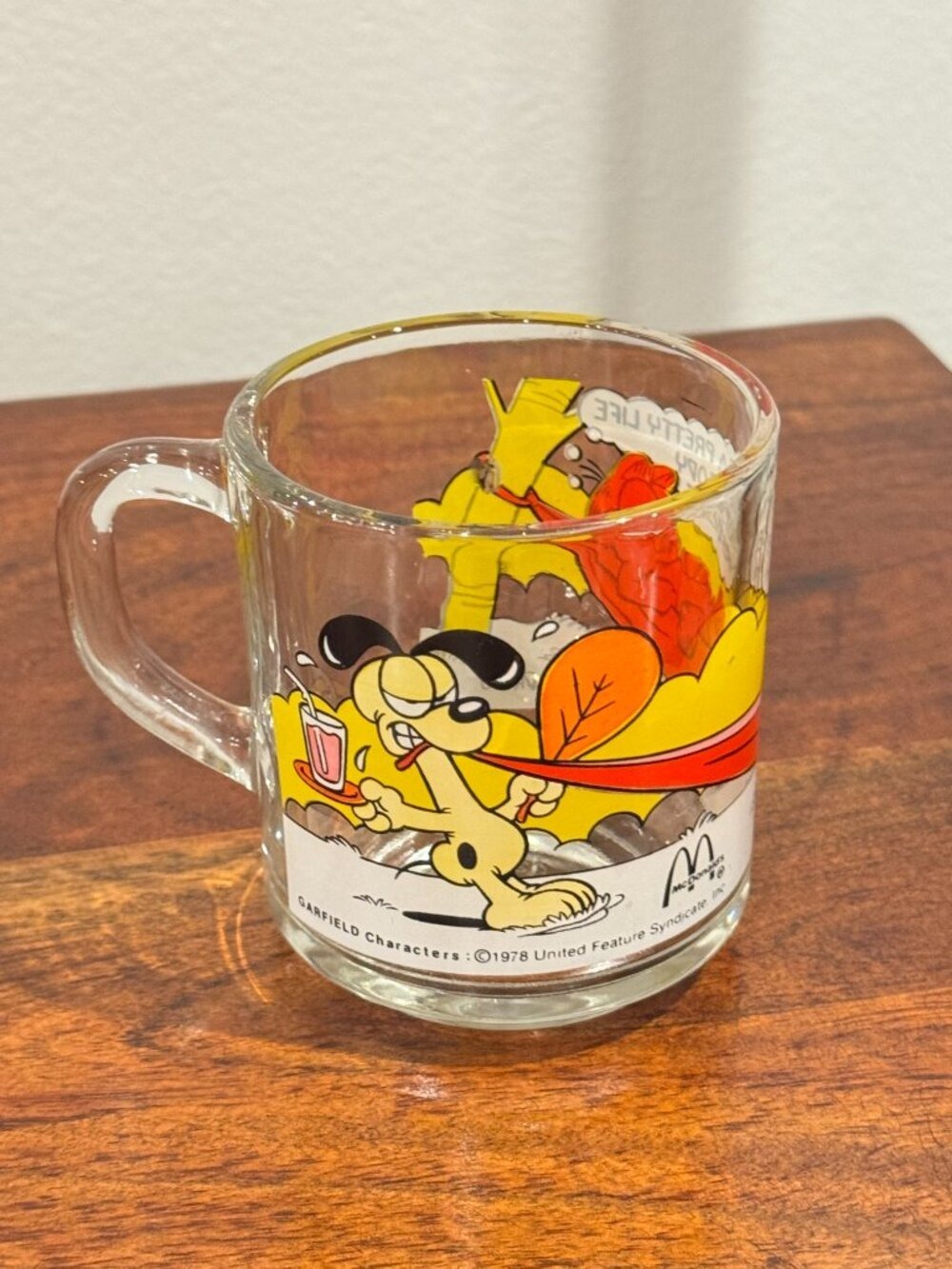 Vintage 1978 McDonald’s Garfield Glass Mugs Set of 4 in Excellent Condition - Picture 14 of 16